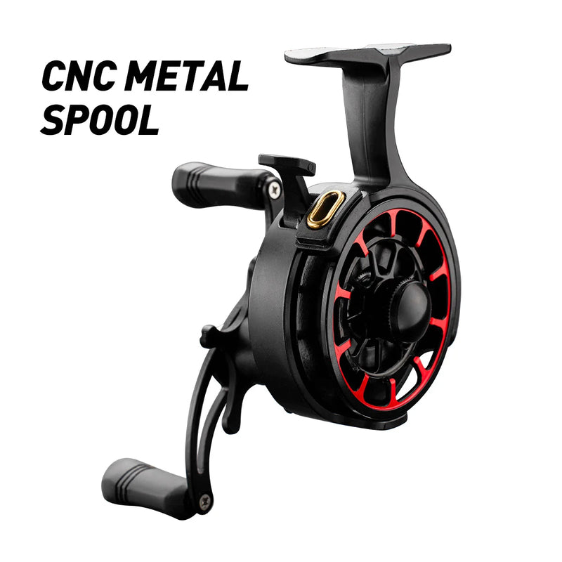 Ice Fishing Reel Metal High Speed 3.5:1 Ultra Smooth 4+1BB Fishing Fly Wheel Winter Fishing Raft Reel