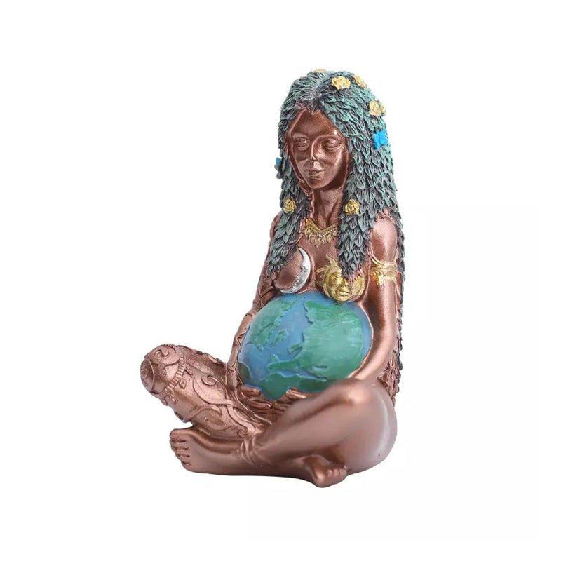 Mother Earth Goddess Art Statue Figurine Garden Ornament_1