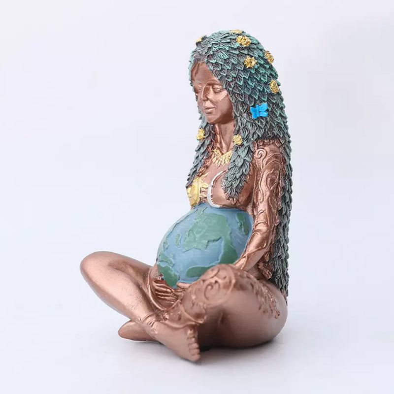Mother Earth Goddess Art Statue Figurine Garden Ornament_2