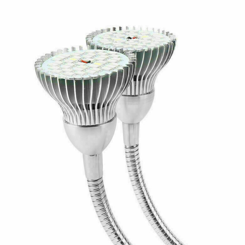 60W Full Spectrum Dual Head Flexible LED Plant Grow Light_1