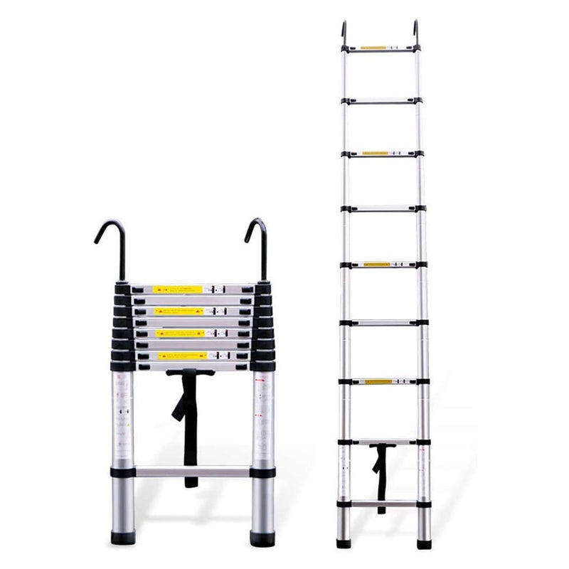 Portable Telescopic Roof Top Tent Ladder with Safety Hooks_2