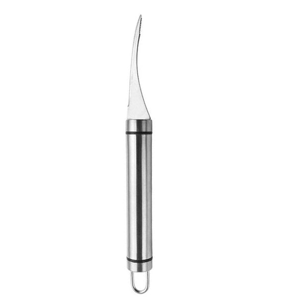 Stainless Steel Shrimp Seafood Deveining and Peeling Tool_0