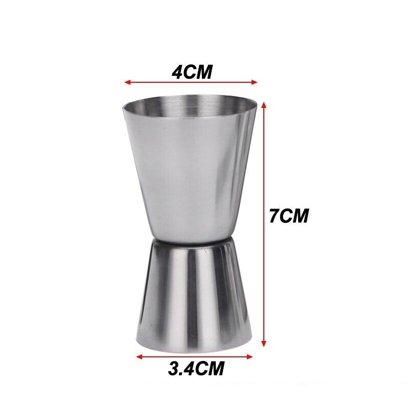 5pcs Stainless Steel Cocktail Shaker Set Bartending Drink Mixer_11