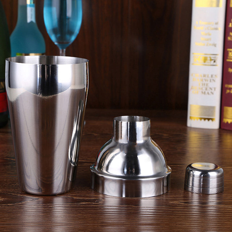 5pcs Stainless Steel Cocktail Shaker Set Bartending Drink Mixer_6