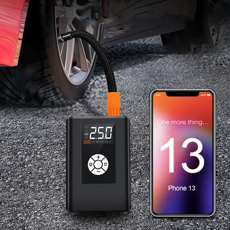 Automatic Car Tyre Inflator Portable Air Compressor- USB Charging_5