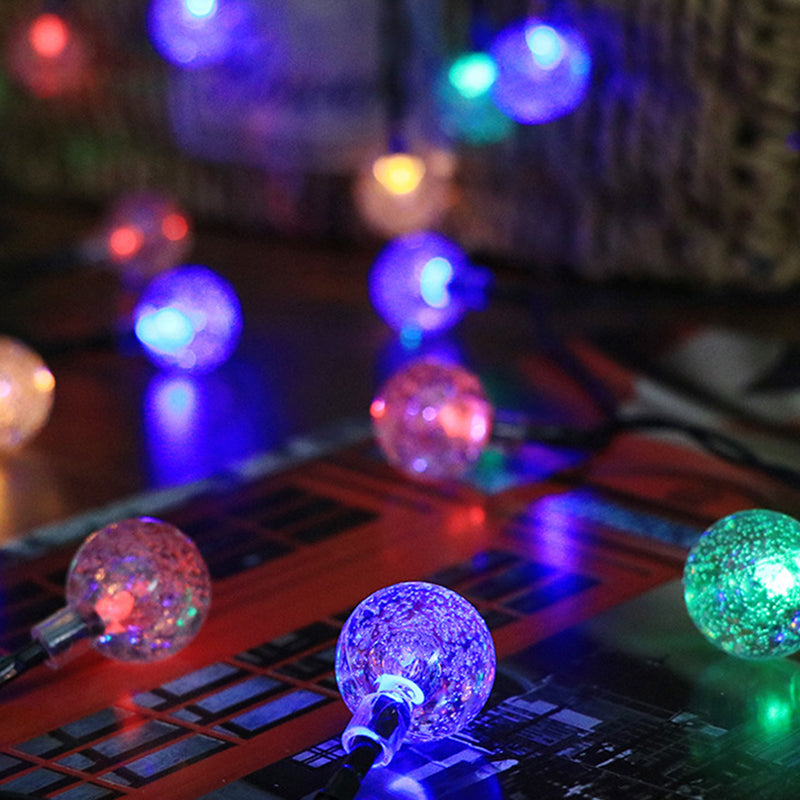 50/100/200 LED Globe String Lights Outdoor Fairy Lights- Solar Powered_15