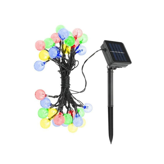 50/100/200 LED Globe String Lights Outdoor Fairy Lights- Solar Powered_1