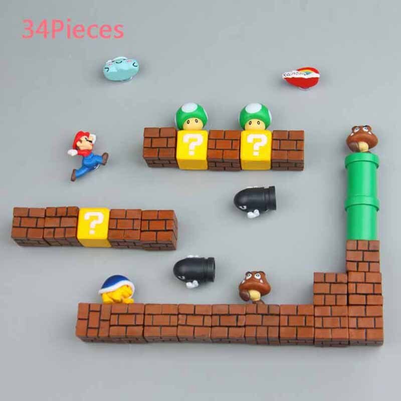 3D Super Mario Resin Fridge Magnets - Homefaire