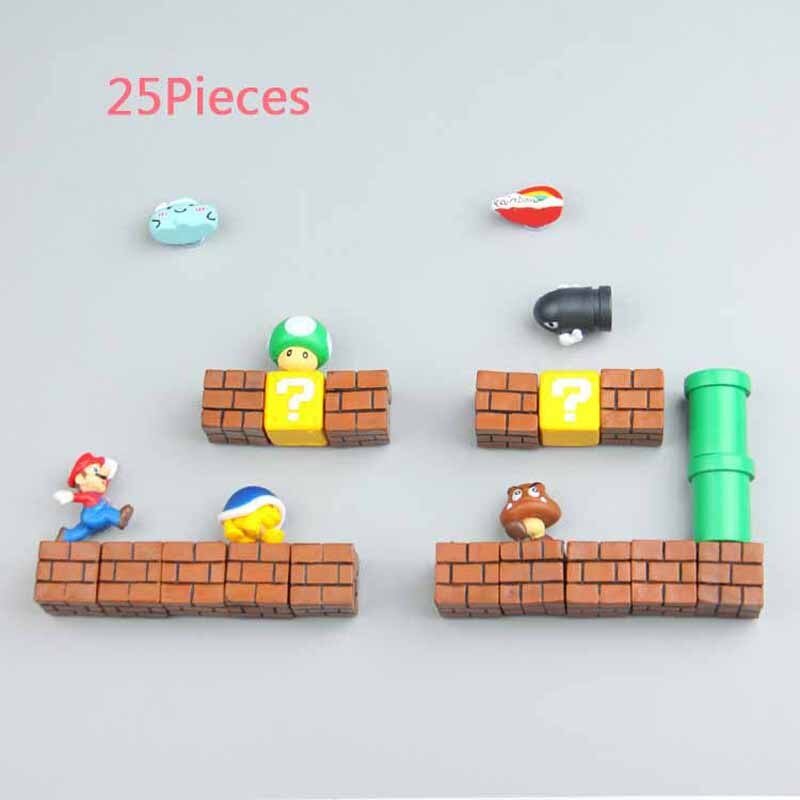 3D Super Mario Resin Fridge Magnets - Homefaire