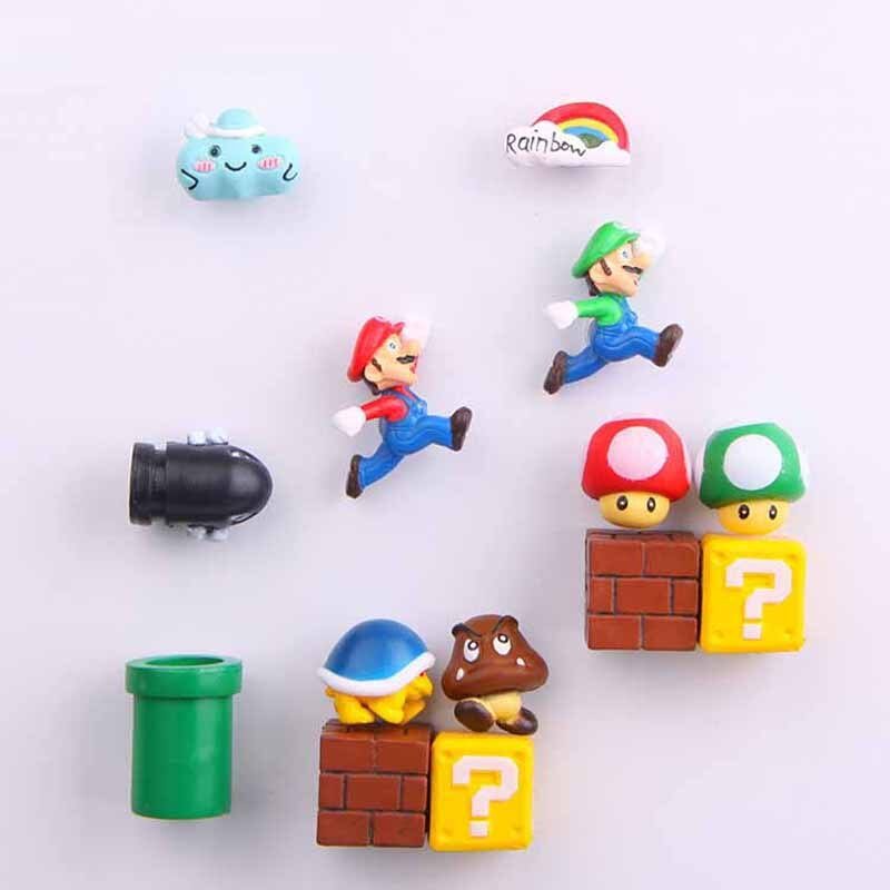 3D Super Mario Resin Fridge Magnets - Homefaire