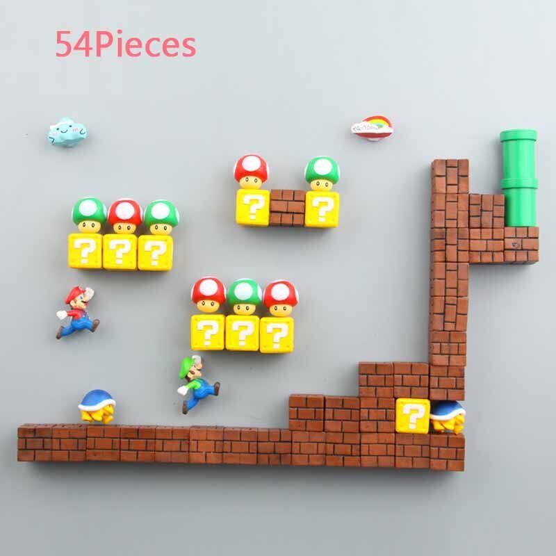 3D Super Mario Resin Fridge Magnets - Homefaire