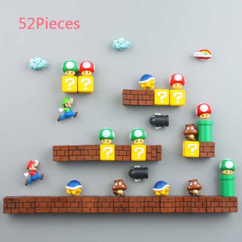 3D Super Mario Resin Fridge Magnets - Homefaire