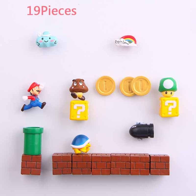 3D Super Mario Resin Fridge Magnets - Homefaire