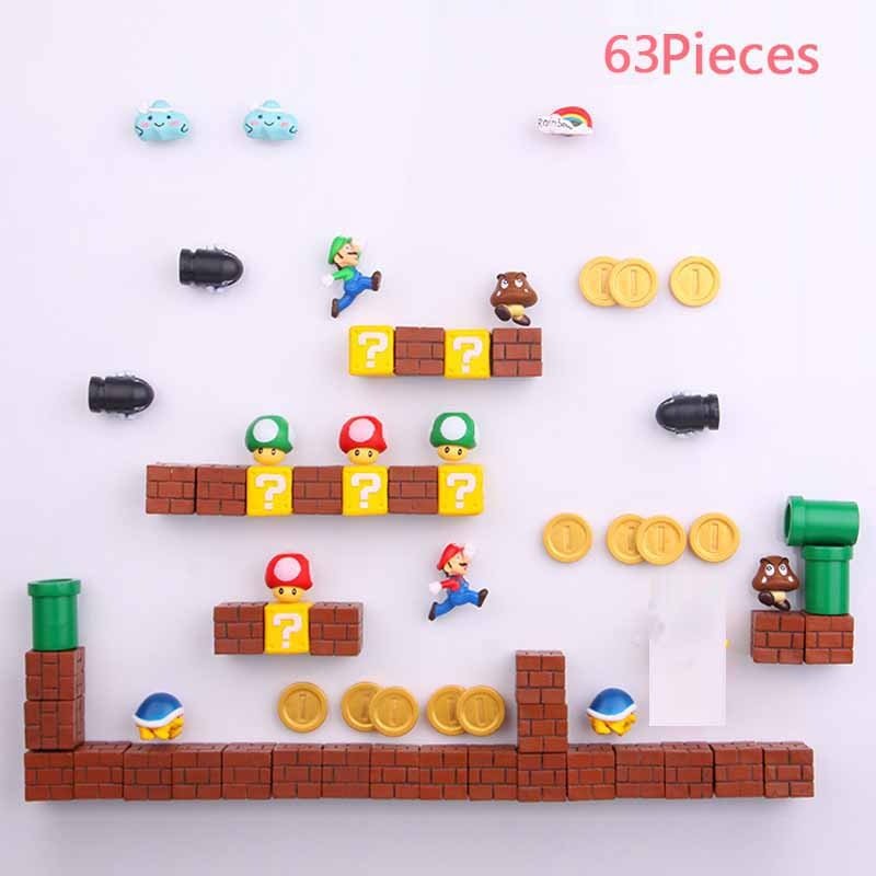 3D Super Mario Resin Fridge Magnets - Homefaire