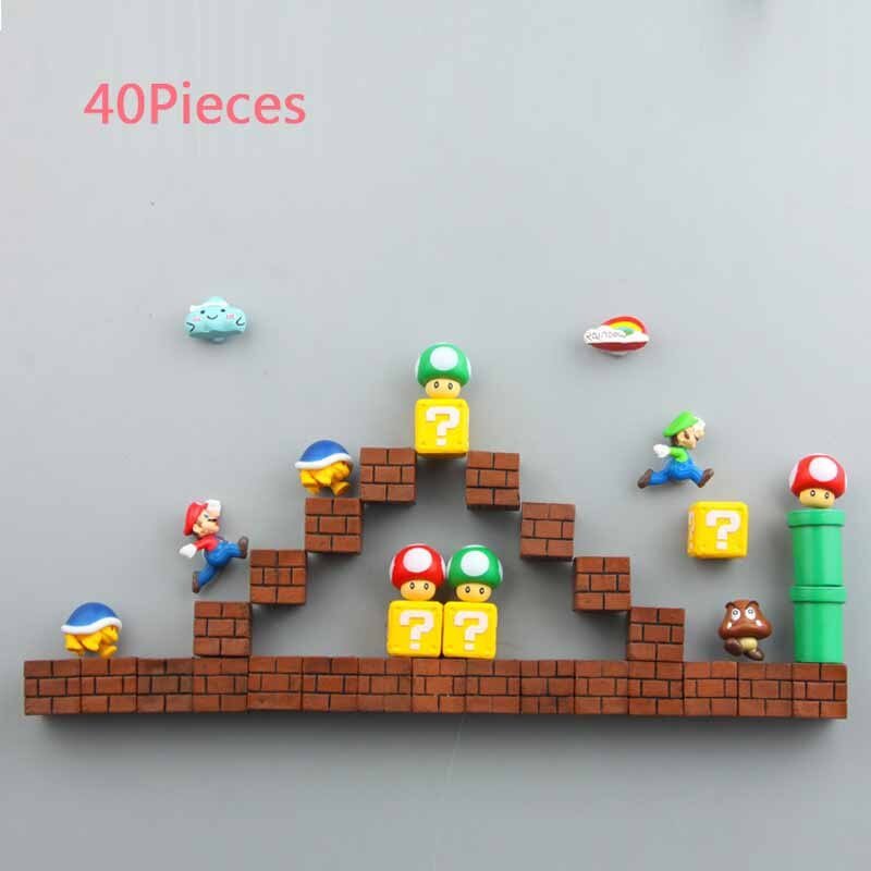 3D Super Mario Resin Fridge Magnets - Homefaire