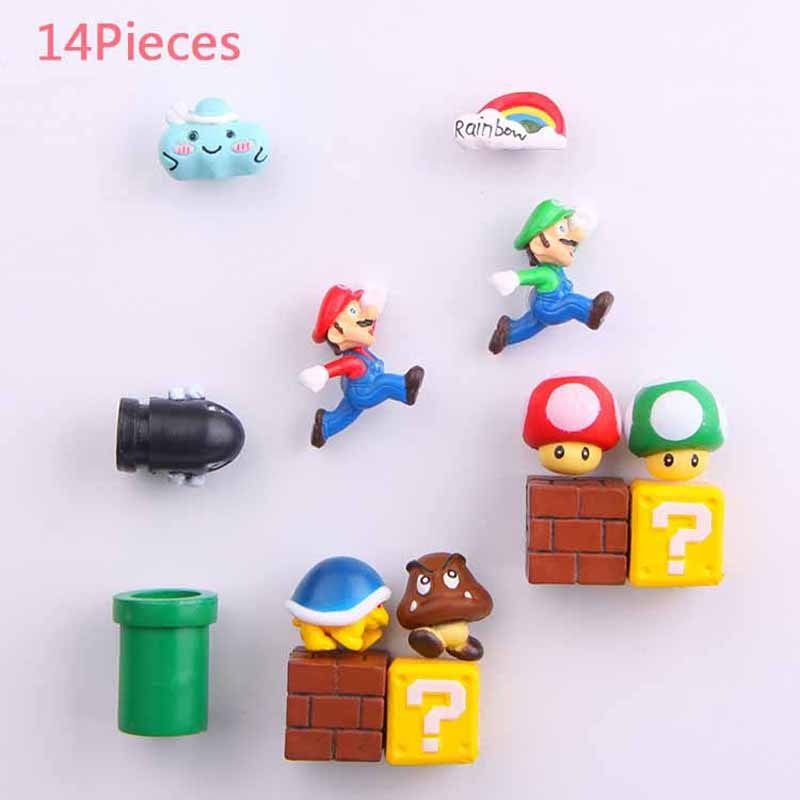 3D Super Mario Resin Fridge Magnets - Homefaire