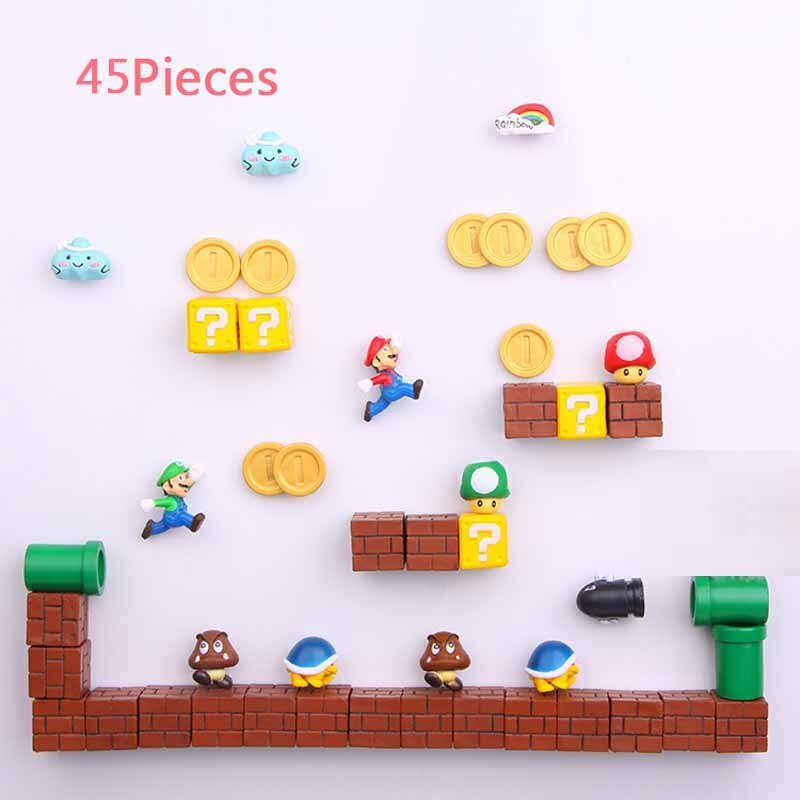 3D Super Mario Resin Fridge Magnets - Homefaire