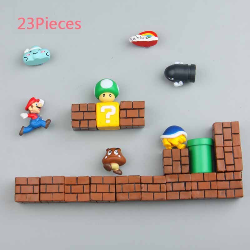 3D Super Mario Resin Fridge Magnets - Homefaire