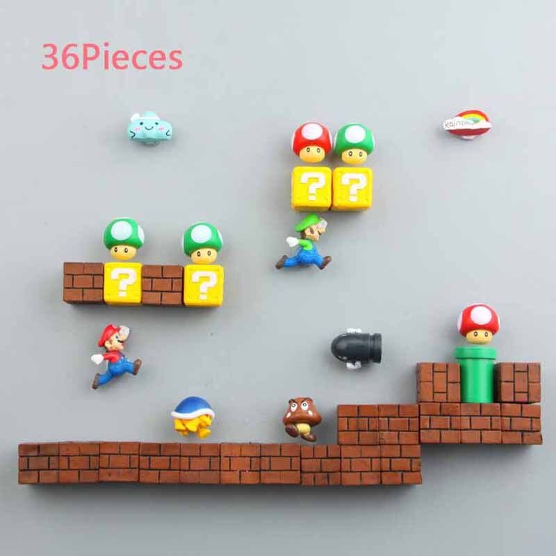 3D Super Mario Resin Fridge Magnets - Homefaire