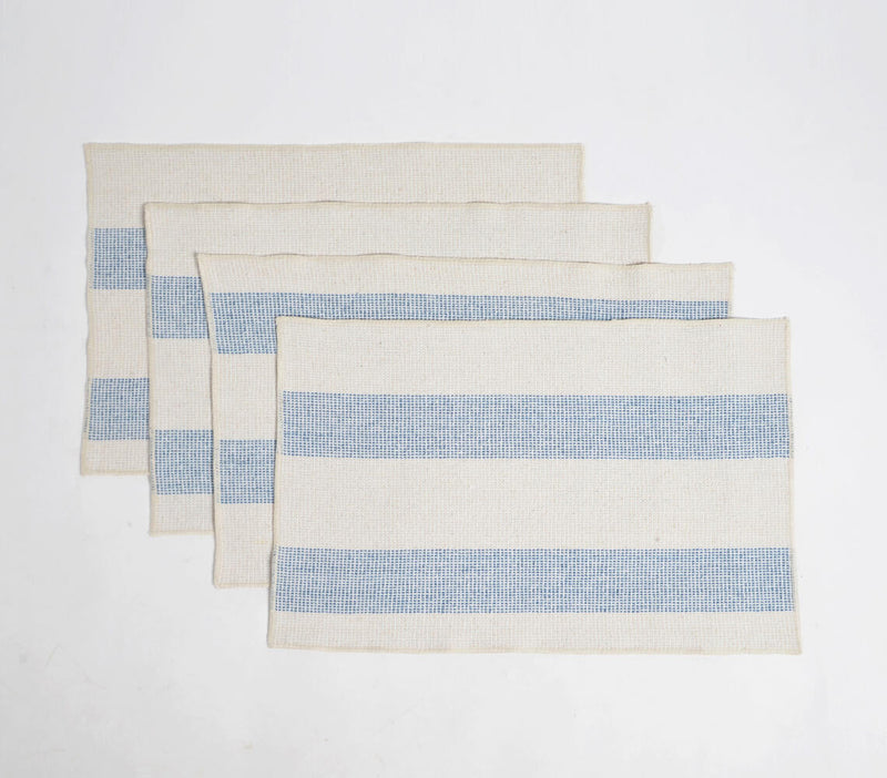 Woven Block Striped Placemats (set of 4)