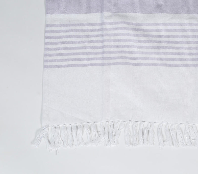 Handwoven Striped Cotton Bath Towel