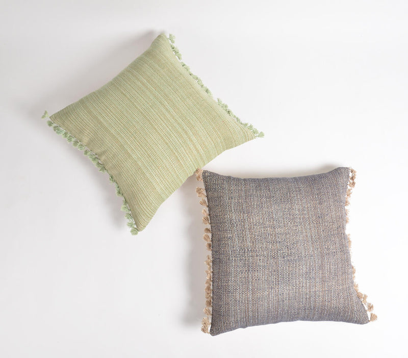 Mint Textured Cushion cover