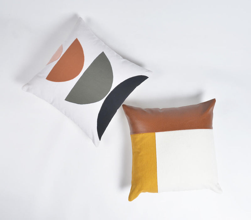 Colorblock Patchwork Cushion cover
