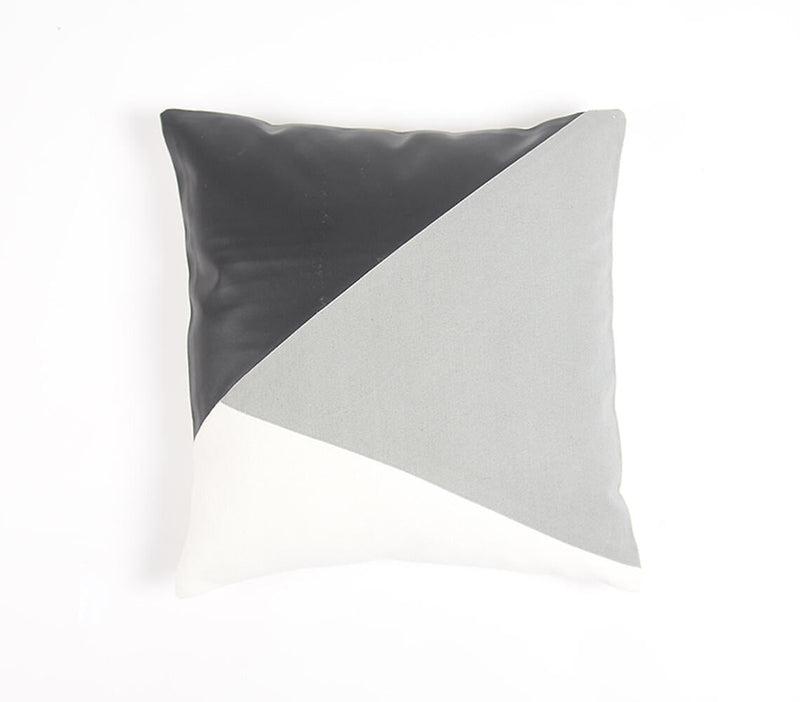 Colorblock Patchwork Cushion Cover