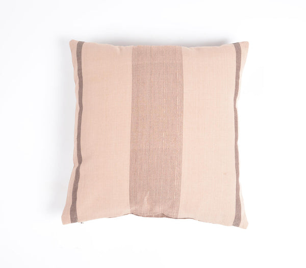 Earthy Woven Cotton Cushion Cover