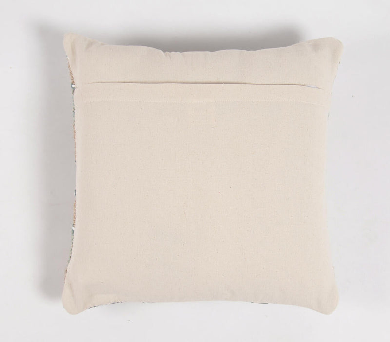 Woven & Embroidered Cotton Cushion cover