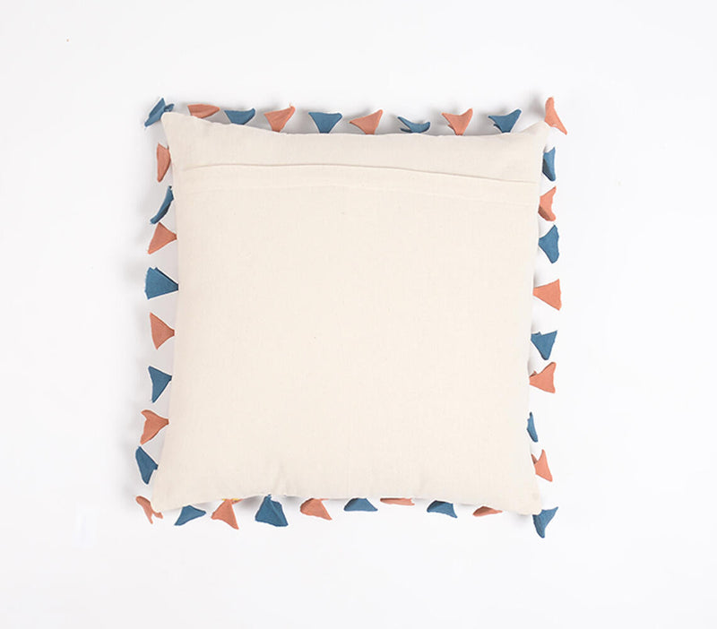 Embroidery Patchwork Cotton Cushion cover Q1