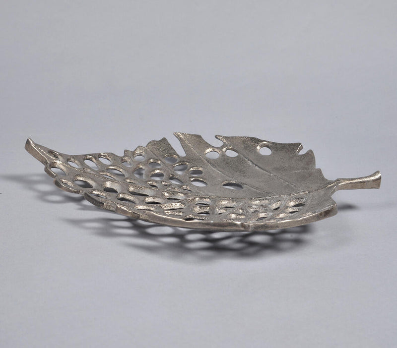 Abstract Fading Leaf Aluminium Décor Plate