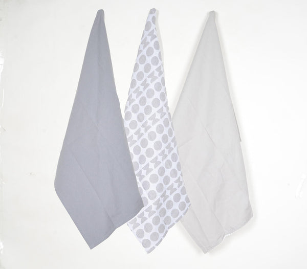 Semis & Circles Cotton Kitchen Towels (Set of 3)