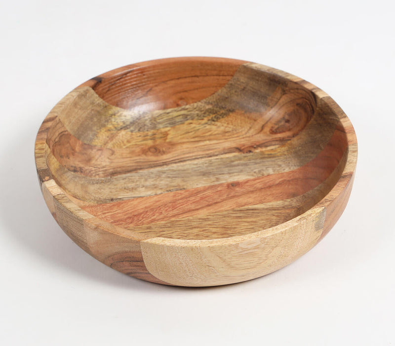 Earthy Mixed Wooden Bowl