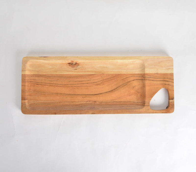 Colorblock Mango Wood Platter
