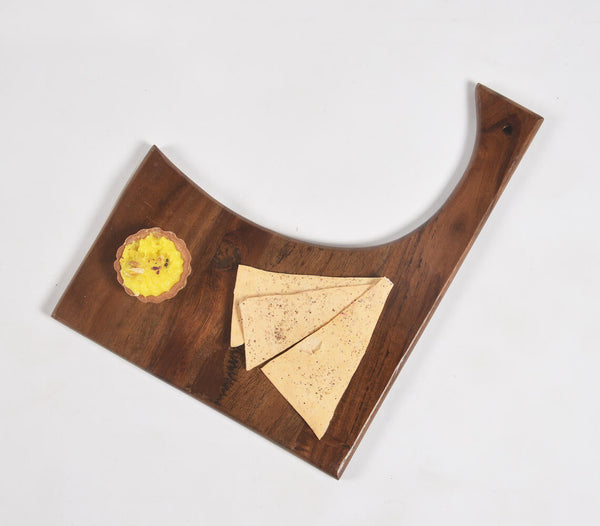 L-Cut Out Acacia Wood Snack Board
