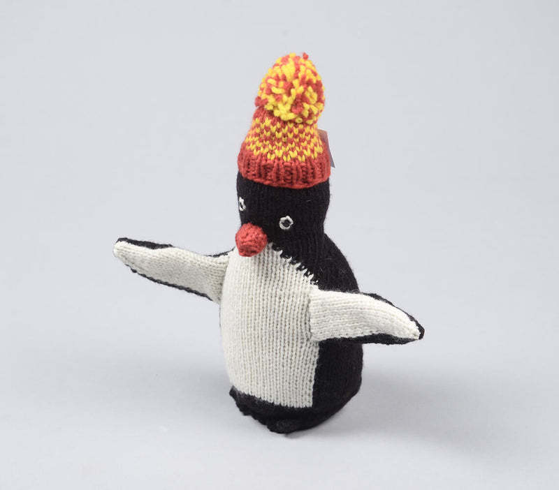 Hand Knit Woolen Penguin Soft toy