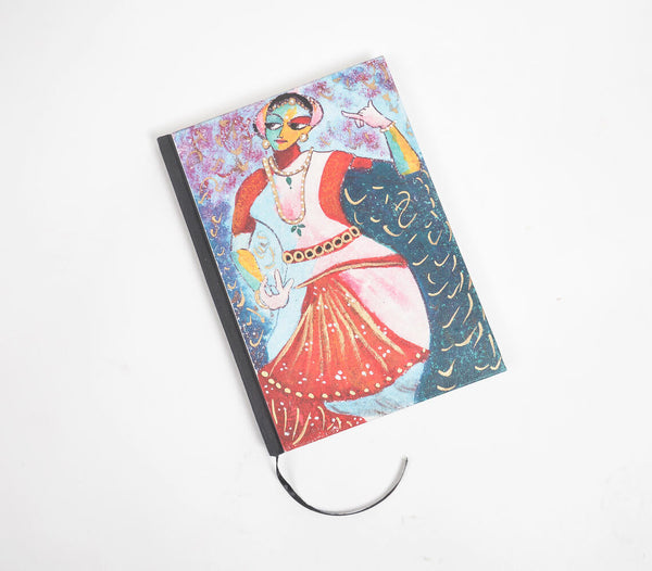 Hand Painted Ethnic Dancing Girl Paper Diary
