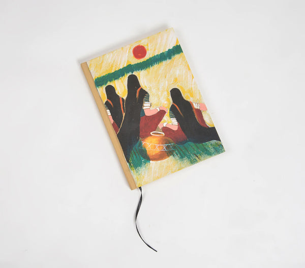 Hand Painted Tribal Women Paper Diary