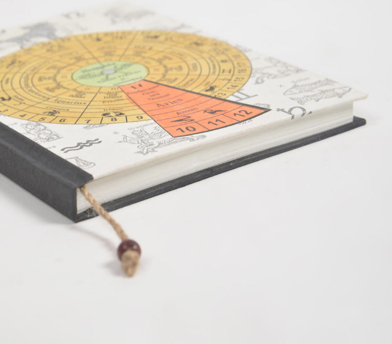 Hand Painted Astrological Aries Sign Paper Diary