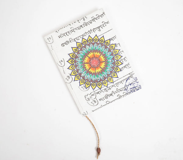 Hand Painted Mandala Paper Diary