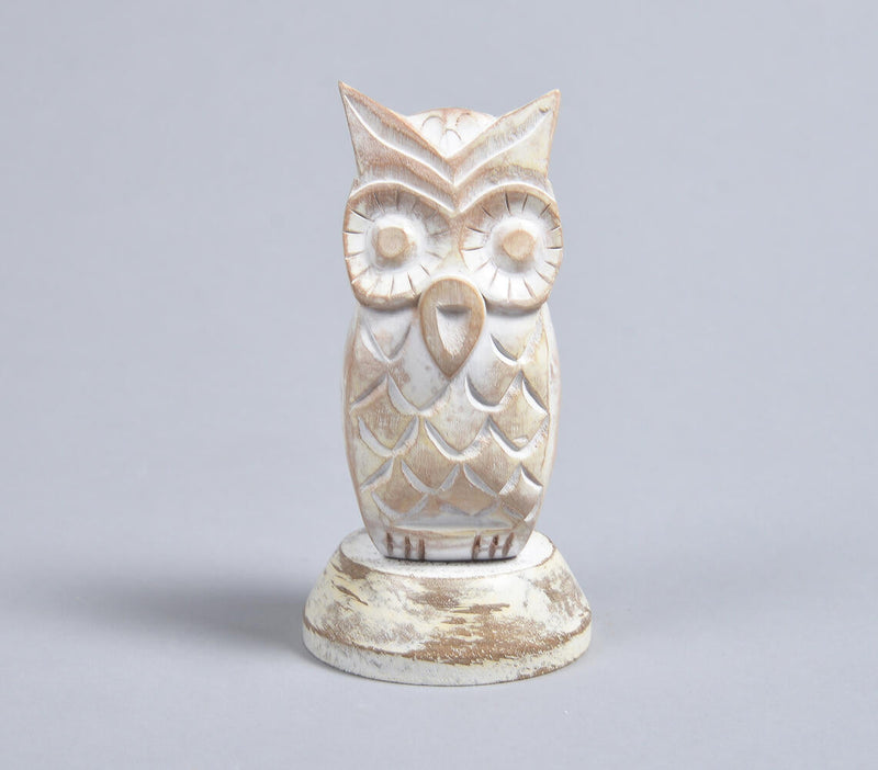Handcrafted Wooden Owl Specs Holder