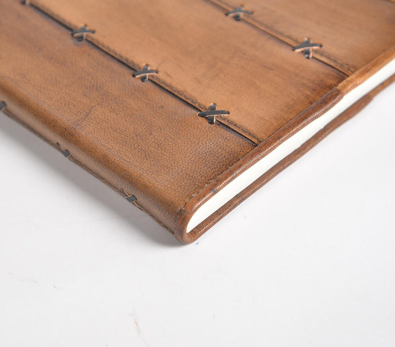 Leather Cross Stitch & Bound Diary