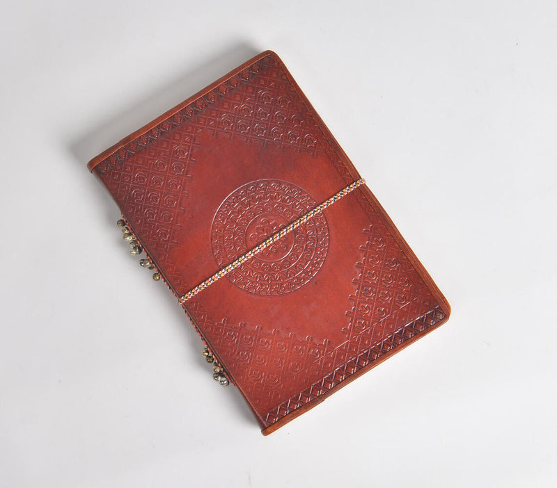 Embossed & Accented Leather Diary