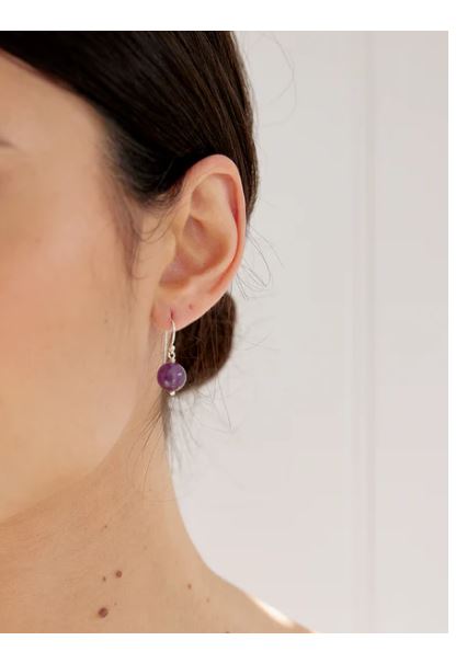Amethyst Healing Gem Earrings - Homefaire