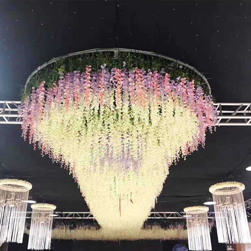 Artificial Hanging Silk Garland Vine Flowers Garden Decoration - Homefaire