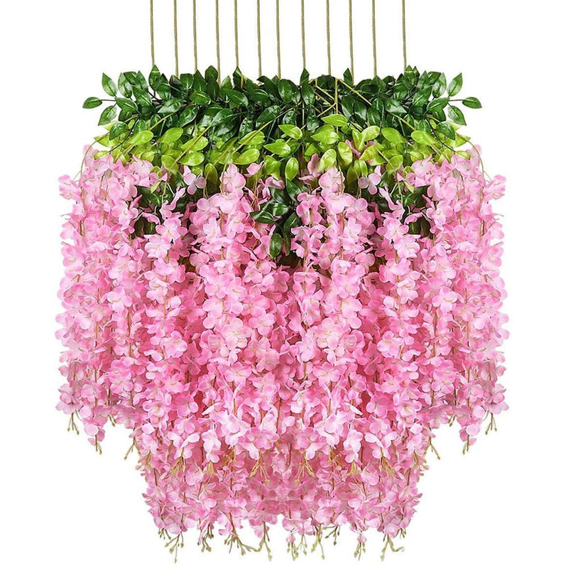 Artificial Hanging Silk Garland Vine Flowers Garden Decoration - Homefaire