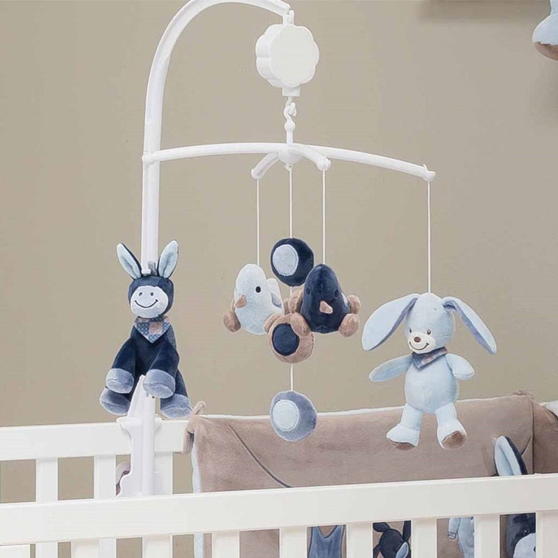 Battery Operated Winding Baby Lullaby Player and Rotating Mobile - Homefaire