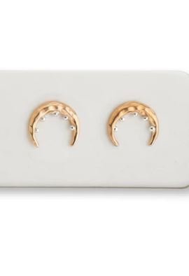 Boho Goddess Moon Stud Earrings - Homefaire