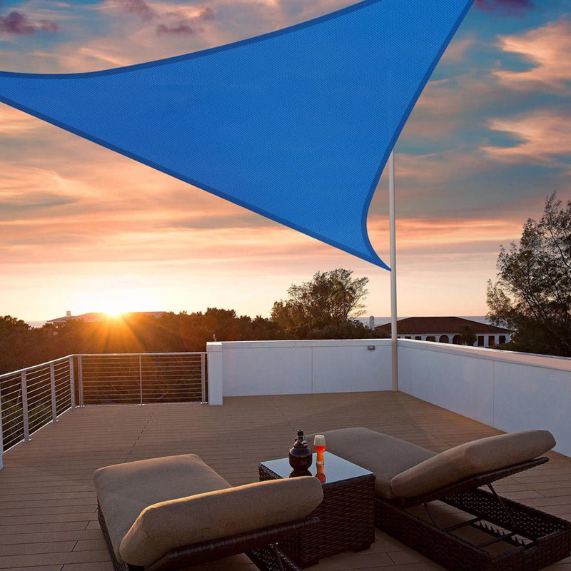 Equilateral Triangle Sun Shade Sail Outdoor Pool Canopy - Homefaire